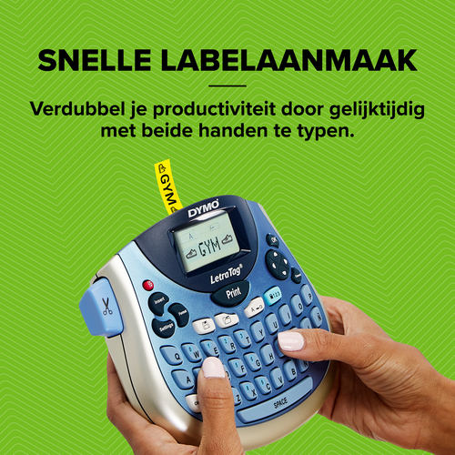 DYMO LetraTag - Label Maker LT-100T Azerty bureau model + Tape - Afbeelding 3