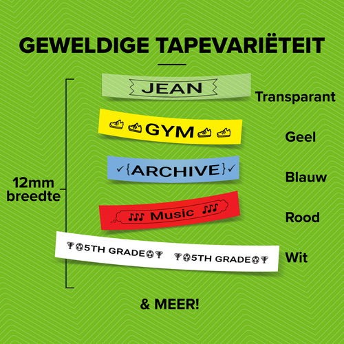 DYMO LetraTag - Label Maker LT-100T Azerty bureau model + Tape - Afbeelding 5
