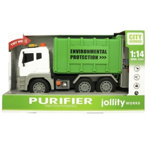 JollyVroom Vuilniswagen met licht en geluid