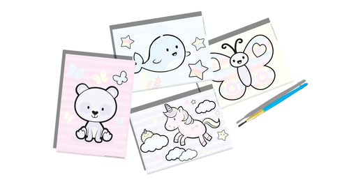 SES Creative - My First - Kleuren met water - Fantasie dieren - Afbeelding 4