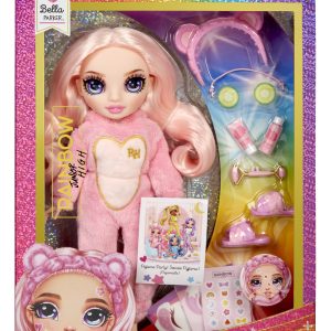 Rainbow High Junior High PJ Party Fashion Doll – Bella Parker (roze)
