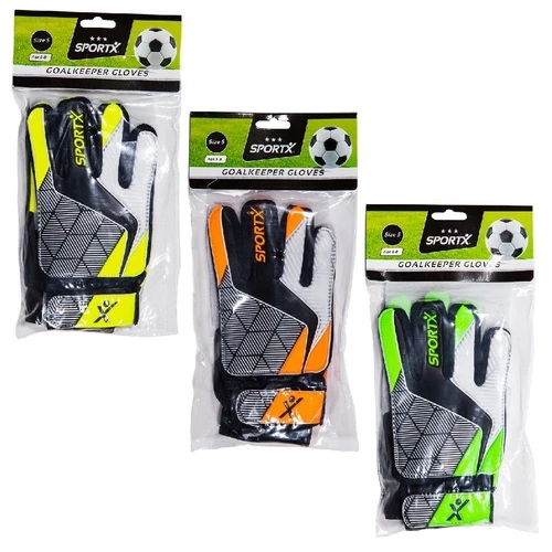 SportX Keeperhandschoenen - maat 6 (assorti)