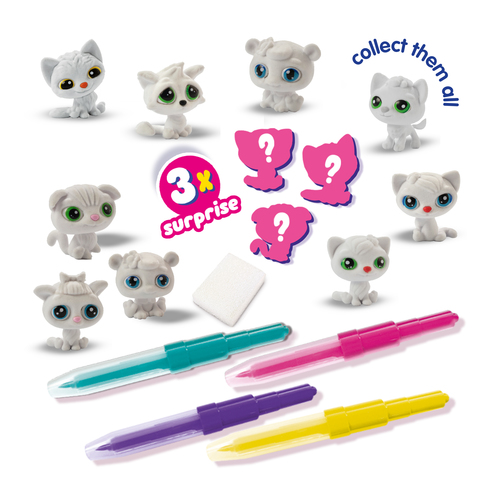 SES Creative - Blow airbrush pens - Katjes surprise (3stuks) - Afbeelding 2