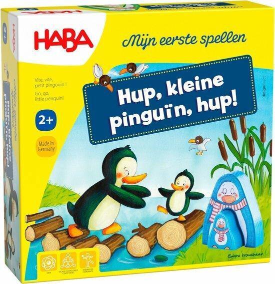 Mijn eerste spellen - Hup, kleine pinguïn, hup! (2+)