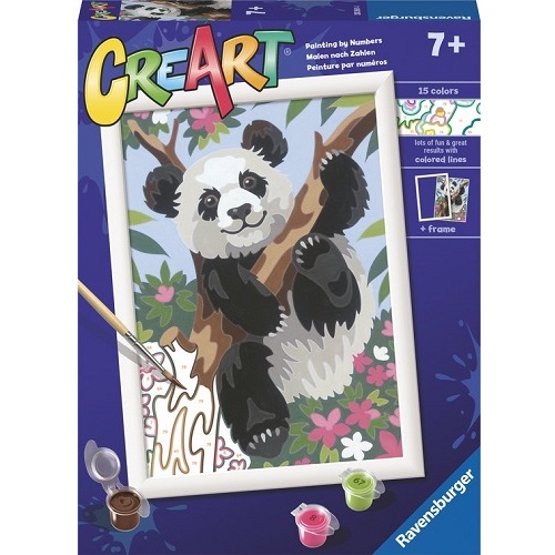 CreArt Junior Schilderen op nummer - Playful Panda