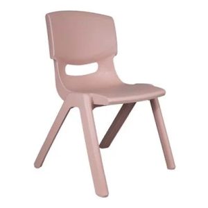 Stoeltje PVC huidsroze – stevig -zithoogte 28cm