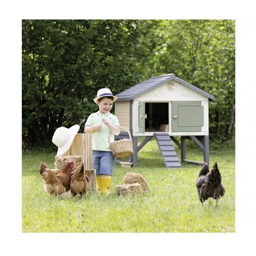 Smoby Life - Cluck Cluck cottage (Kippenhok voor 5 kippen) - Afbeelding 2