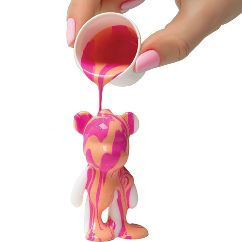 Marble Bear pouring keyring set - Afbeelding 6
