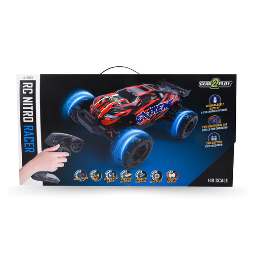 RC Nitro Racer Terreinwagen 1:18 - Afbeelding 10