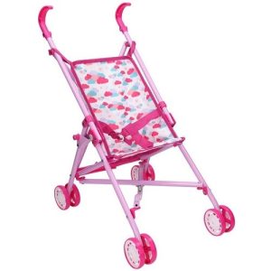 Poppen Buggy Wolken metaal