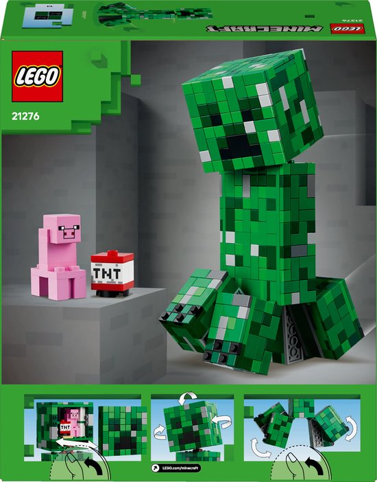 LEGO Minecraft De Creeper Actiefiguur Bouwpakket met Speelgoed voor Kindere - Afbeelding 3
