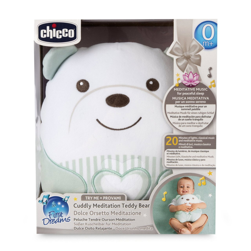 Chicco First Dreams - Tedere groene knuffelbeer - Afbeelding 5