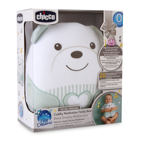 Chicco First Dreams - Tedere groene knuffelbeer - Afbeelding 6