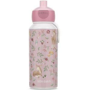 Drinkfles pop-up campus 400 ml – Little Dutch – Fairy garden