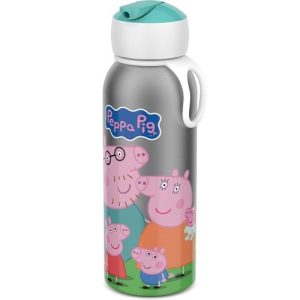 Isoleerfles flip-up campus 350ml – Peppa Pig