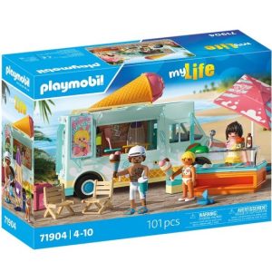 PLAYMOBIL My Life: IJscowagen met surfshop – 71904