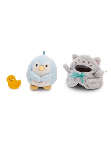 Set soft toy penguin Waddle 8 cm - Afbeelding 2
