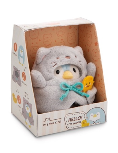 Set soft toy penguin Waddle 8 cm - Afbeelding 3