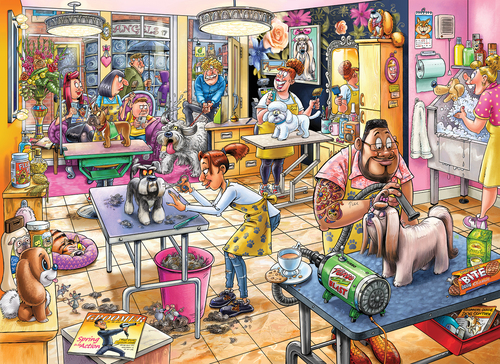 Wasgij? Mystery 23 Trimsalon Kwispel 1000st - Afbeelding 4