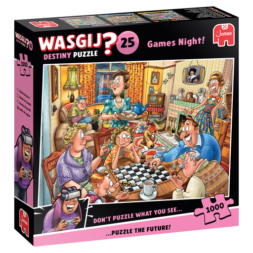 Wasgij Destiny 25 - Spelletjesavond (1000 stukjes)