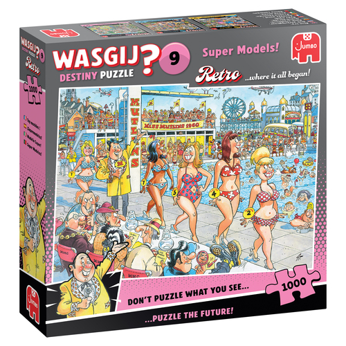 Wasgij Retro Destiny 9 - Topmodellen! (1000st)