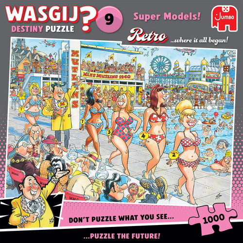 Wasgij Retro Destiny 9 - Topmodellen! (1000st) - Afbeelding 3
