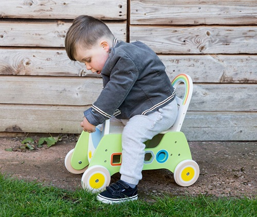 2in1 loopwagen rijder - Afbeelding 2