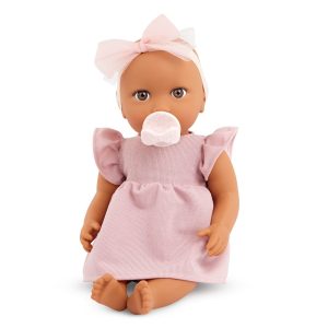 Pop 35cm – Roze jurk & Haarband