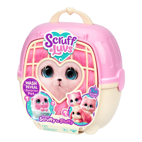 Scruff a Luvs - Roze Mystery Knuffel in Draagmand - Afbeelding 3