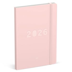 QC Colour – Office Agenda A5 Blush Pink