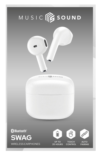 Cellularline Music Sound - Swag In-Ear Hoofdtelefoon Wit - Afbeelding 4