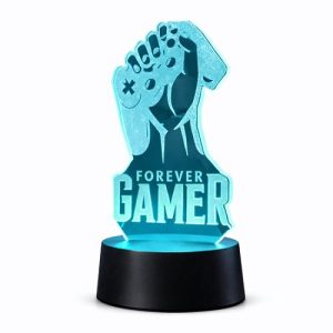 Qware 3D Lamp-Forever Gamer