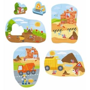 Haba – 4 eerste puzzels – Bouwplaats