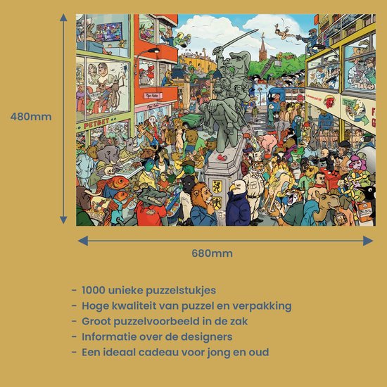 Puzzle in a bag : Animals vs humans - Afbeelding 4