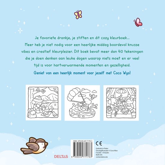 Cozy Days Cute & Comfy kleurboek Coco Wyo - Afbeelding 2