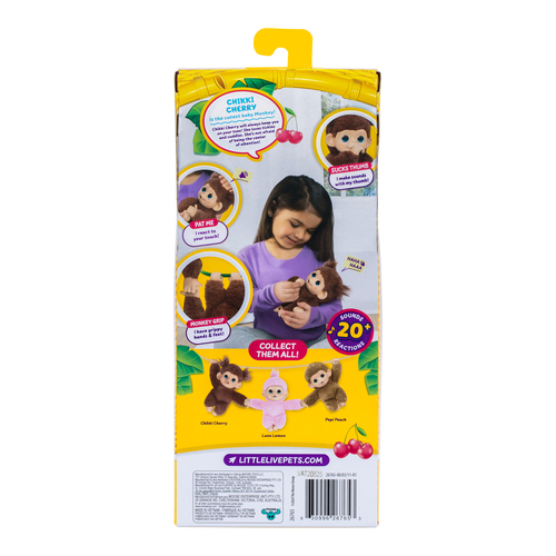LLP My Baby Mini Monkey Brown Cherri - Afbeelding 3