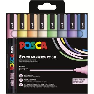 posca pochette medium pastel