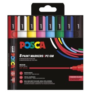 Posca Paint Markers pochette 8 basiskleuren