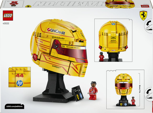 LEGO - Scuderia Ferrari HP helm van Lewis Hamilton - Afbeelding 4