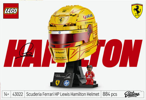 LEGO - Scuderia Ferrari HP helm van Lewis Hamilton - Afbeelding 7