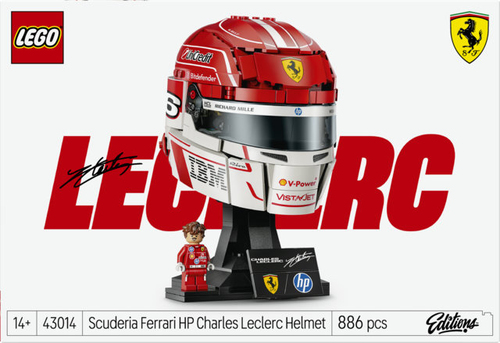 LEGO - Scuderia Ferrari HP helm van Charles Leclerc - Afbeelding 8