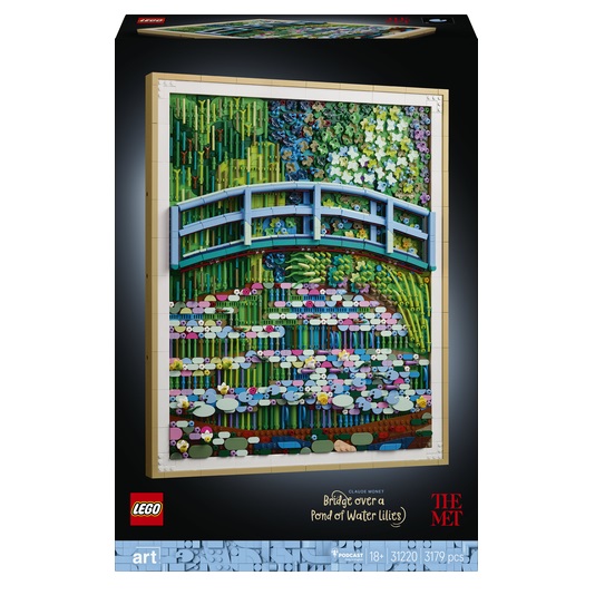 LEGO - Claude Monet - Brug over een vijver met waterlelies