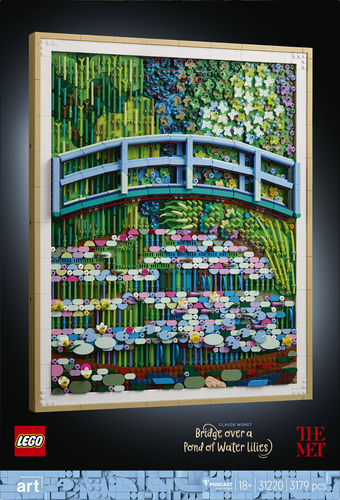 LEGO - Claude Monet - Brug over een vijver met waterlelies - Afbeelding 8