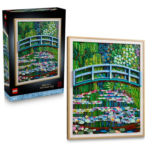 LEGO - Claude Monet - Brug over een vijver met waterlelies - Afbeelding 10