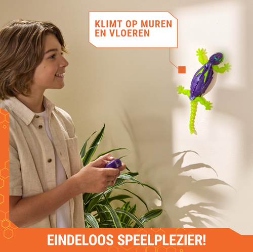 HexBots Wall Crawler Gecko Glow In The Dark - Afbeelding 2