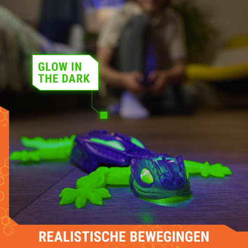 HexBots Wall Crawler Gecko Glow In The Dark - Afbeelding 3