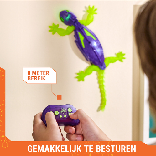HexBots Wall Crawler Gecko Glow In The Dark - Afbeelding 4