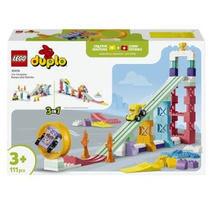 LEGO DUPLO – Stad 3-in-1 Creatieve Hellingen met Voertuigen – Auto Speelgoe