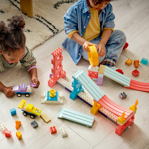 LEGO DUPLO - Stad 3-in-1 Creatieve Hellingen met Voertuigen - Auto Speelgoe - Afbeelding 4