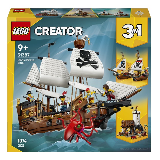 LEGO Creator 3in1 - Klassiek Piratenschip 31387